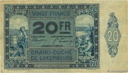 20 Francs LUXEMBOURG  1929 P.37a TB
