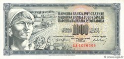 1000 Dinara YUGOSLAVIA  1974 P.086
