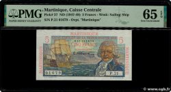 5 Francs Bougainville MARTINIQUE  1946 P.27