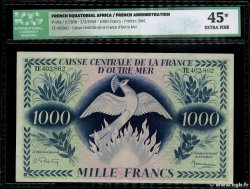 1000 Francs Phénix FRENCH EQUATORIAL AFRICA  1944 P.19a XF