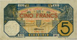 5 Francs AFRIQUE OCCIDENTALE FRANÇAISE (1895-1958) Saint-Louis 1904 P.05F vars pr.TTB