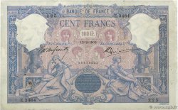 100 Francs BLEU ET ROSE FRANCE  1902 F.21.16 F