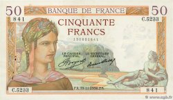 50 Francs CÉRÈS FRANCE  1936 F.17.31