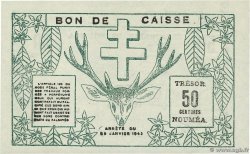 50 Centimes NOUVELLE CALÉDONIE  1943 P.54 EBC+