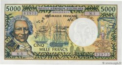 5000 Francs TAHITI  1985 P.28d AU+