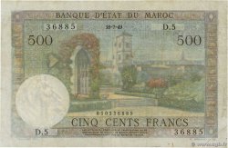 500 Francs MOROCCO  1949 P.46