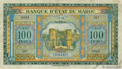 100 Francs MAROC  1944 P.27a TB