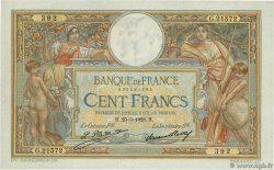 100 Francs LUC OLIVIER MERSON grands cartouches FRANCE  1928 F.24.07 pr.SUP