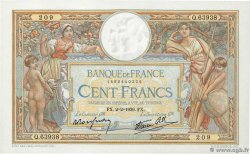 100 Francs LUC OLIVIER MERSON type modifié FRANCE  1939 F.25.41 SPL+
