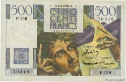 500 Francs CHATEAUBRIAND FRANCE  1953 F.34.12 F