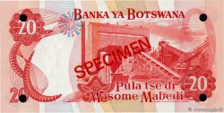 20 Pula Spécimen BOTSWANA (REPUBLIC OF)  1982 P.10s1 UNC-