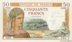 50 Francs CÉRÈS FRANCE 1935 F.17.04