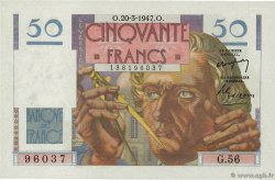 50 Francs LE VERRIER FRANCE 1947 F.20.07