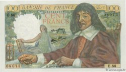 100 Francs DESCARTES FRANCE 1944 F.27.05