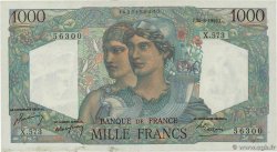 1000 Francs MINERVE ET HERCULE FRANCE  1949 F.41.27