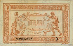 1 Franc TRÉSORERIE AUX ARMÉES 1919 FRANCE 1919 VF.04.04