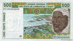 500 Francs WEST AFRICAN STATES  1997 P.610Hh XF+