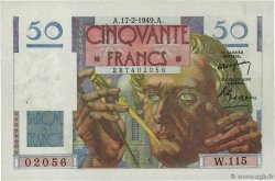 50 Francs LE VERRIER FRANCE  1949 F.20.11