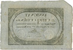 500 Livres  FRANCE  1794 Ass.47a SUP