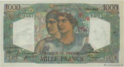 1000 Francs MINERVE ET HERCULE FRANCE  1950 F.41.33 VF