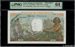 1000 Francs Spécimen TAHITI  1940 P.15cs SC+