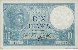 10 Francs MINERVE modifié FRANCE  1939 F.07.05