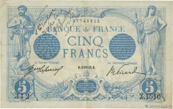 5 Francs BLEU FRANCIA  1913 F.02.13 BB