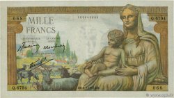 1000 Francs DÉESSE DÉMÉTER FRANCE  1943 F.40.29