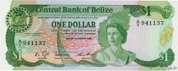 1 Dollar BELICE  1986 P.46b FDC