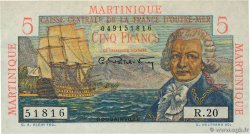 5 Francs Bougainville MARTINIQUE  1946 P.27 fST