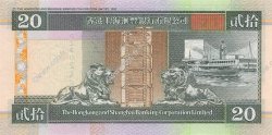 20 Dollars HONG KONG  2001 P.201d NEUF