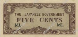 5 Cents MALAYA  1942 P.M02a pr.NEUF