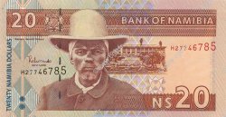 20 Namibia Dollars NAMIBIA  2002 P.06a UNC