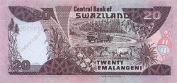 20 Emelangeni SWAZILAND  1998 P.25c NEUF