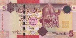 5 Dinars LIBYE  2009 P.72 NEUF