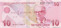 10 Lira TURQUIE  2009 P.223a NEUF