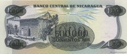 500000 Cordobas sur 1000 Cordobas NICARAGUA  1987 P.150 NEUF