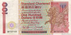 100 Dollars HONG KONG  1988 P.281b TTB