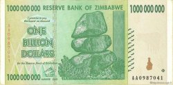 1 Billion Dollars ZIMBABWE  2008 P.83 TTB