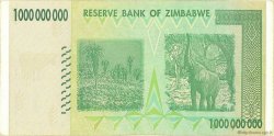 1 Billion Dollars ZIMBABWE  2008 P.83 TTB