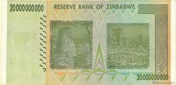 20 Billions Dollars ZIMBABWE  2008 P.86 TTB