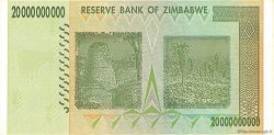 20 Billions Dollars ZIMBABWE  2008 P.86 SPL