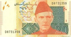 20 Rupees PAKISTAN  2007 P.55