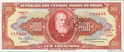10 Centavos sur 100 Cruzeiros BRÉSIL  1966 P.185b