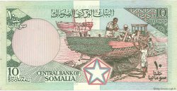10 Shilin = 10 Shillings SOMALIE  1987 P.32c SPL