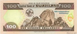 100 Emalangeni Commémoratif SWAZILAND  2008 P.34 NEUF