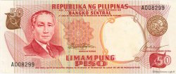 50 Piso PHILIPPINES  1969 P.146a AU+