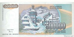500000 Dinara YUGOSLAVIA  1993 P.119 UNC