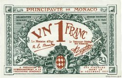 1 Franc Spécimen MONACO  1920 P.05rs NEUF