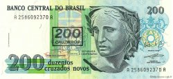 200 Cruzeiros sur 200 Cruzados Novos BRÉSIL  1991 P.225b